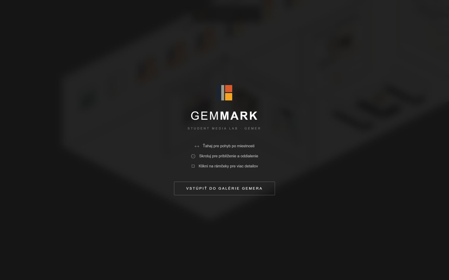 GemMARK — 3D gallery entrance